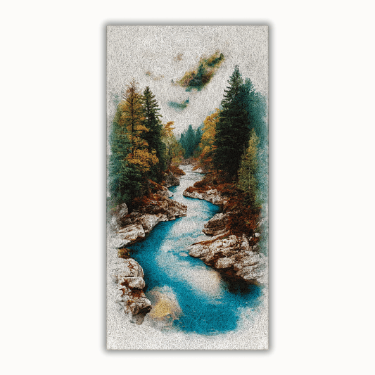 Autumn River Acoustic Wood Wool Panel (600x1200)